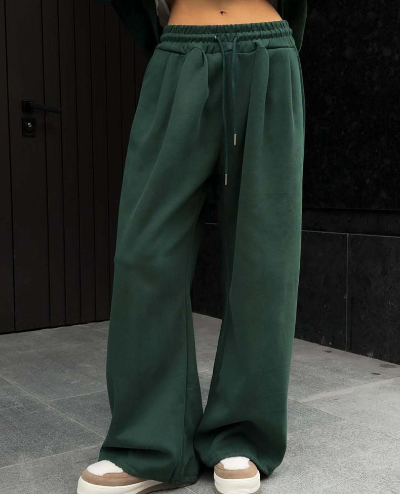 DARK GREEN OVERSIZED TRACKSUIT